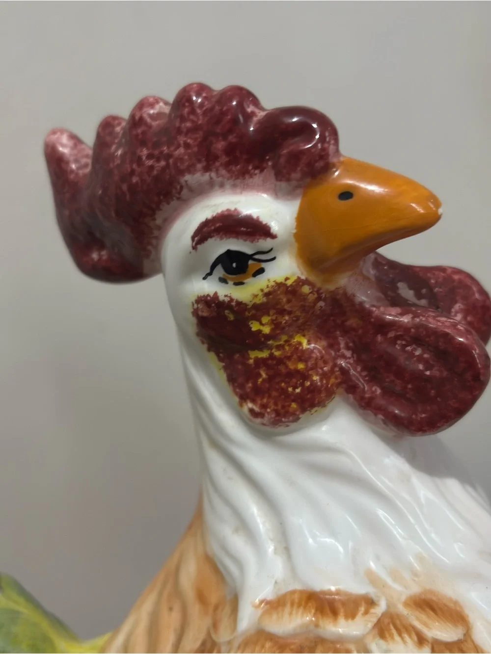 Vintage Rooster Decor Home Accent 90s Cottage Kitchen Decor